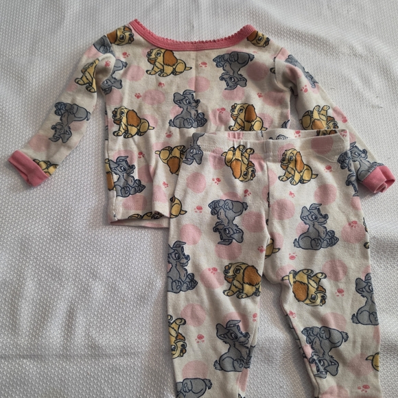 Disney Other - 🚨3/30% OFF🚨Kids Pink Puppy Print Pajama Set - Cozy Long Sleeve Top & Pants